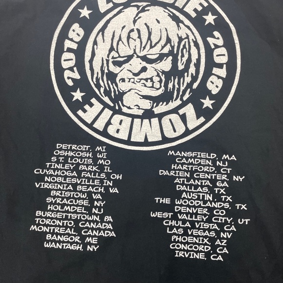 Rob Zombie Tour Shirt double sided size XXL NWOT - Picture 7 of 9